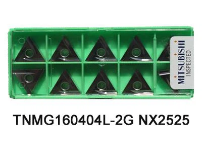Ενσωματωμένα ένθετα καρμπιδίου TNMG160404L-2G NX2525